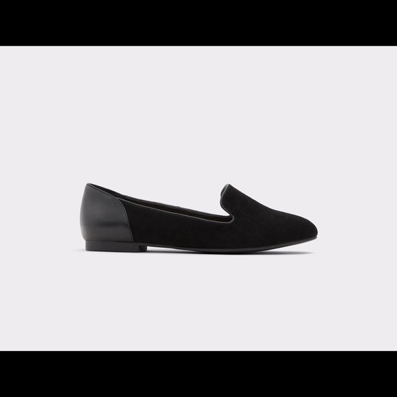 Ladies Aldo Suede Black Flats - Picture 4 of 4